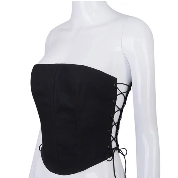 Corset top black size small *new* - Picture 2 of 5